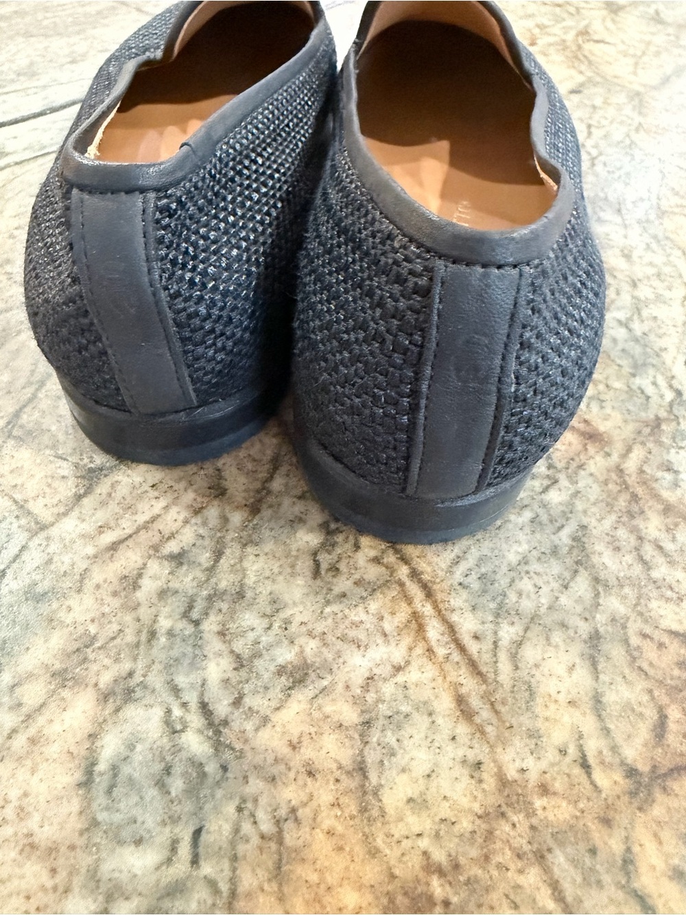 Stubbs & Wootton Raffia Noir Slipper Black Woven Loafers - Picture 8 of 8